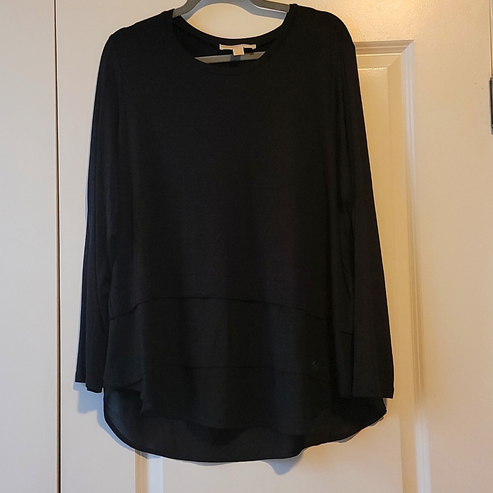 Women's Michael Kors black blouse 1X worn once